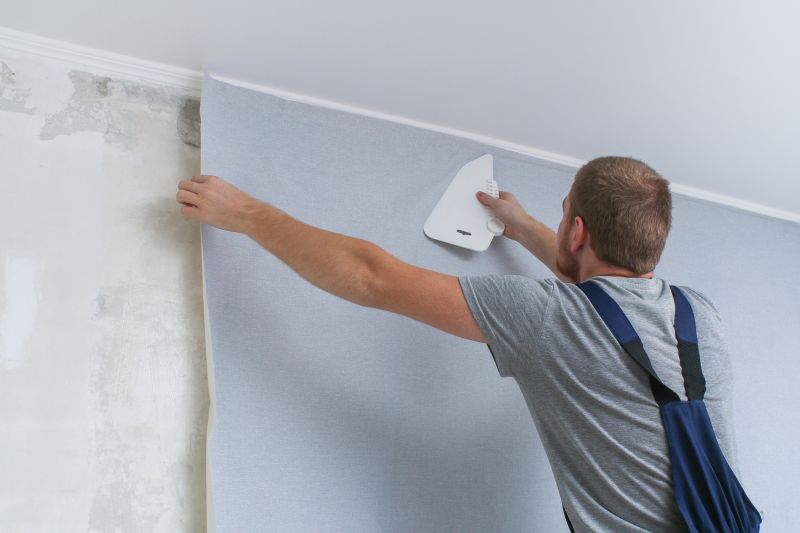 Professional wallpaper installation
